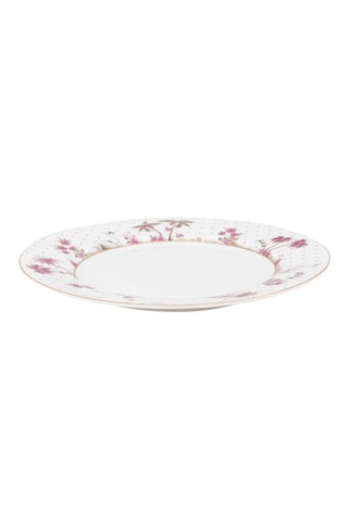 6 assiettes à dessert en porcelaine Jolie - 21 cm