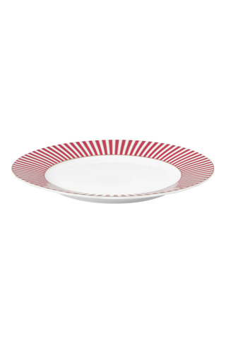6 assiettes à dessert en porcelaine Royal Stripes - 21 cm