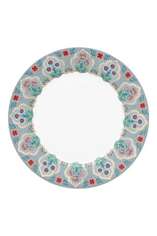 6 assiettes à dessert en porcelaine Flower Festival - 21 cm