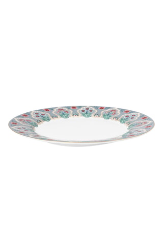 6 assiettes à dessert en porcelaine Flower Festival - 21 cm