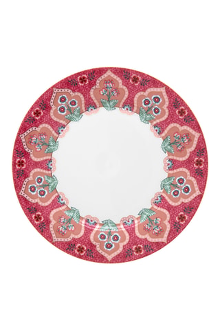 6 assiettes à dessert en porcelaine Flower Festival - 21 cm