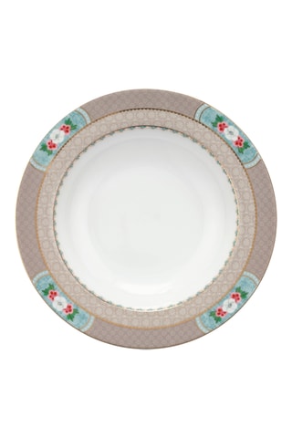 6 assiettes creuses en porcelaine Blushing Birds - 21,5 cm