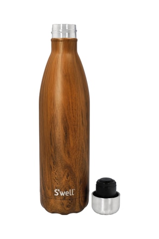 Garrafa isotérmica em aço inoxidável sem BPA Wood - 750 ml