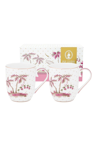 2 tasses à café en porcelaine Jolie - 14,5 cl