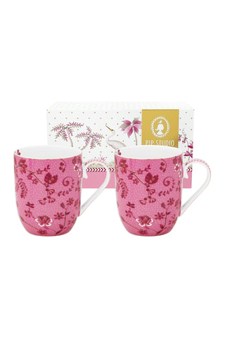 2 tasses à café en porcelaine Jolie - 14,5 cl