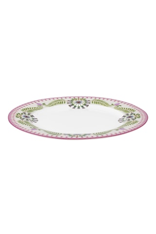 6 assiettes à dessert en porcelaine Lily & Lotus - 23 cm