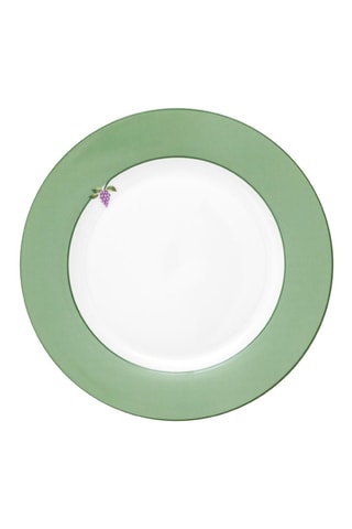 6 assiettes à dessert en porcelaine Lily & Lotus - 23 cm