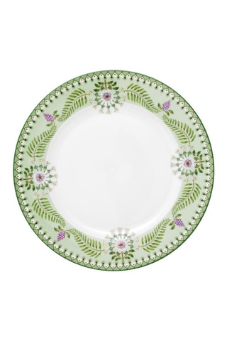 6 assiettes à dessert en porcelaine Lily & Lotus - 23 cm