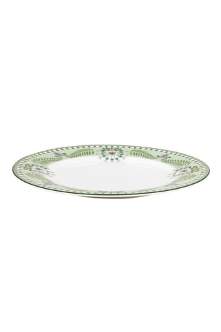 6 assiettes à dessert en porcelaine Lily & Lotus - 23 cm