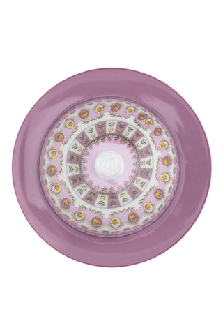 Beurrier en porcelaine Lily & Lotus - 17 x 8 cm