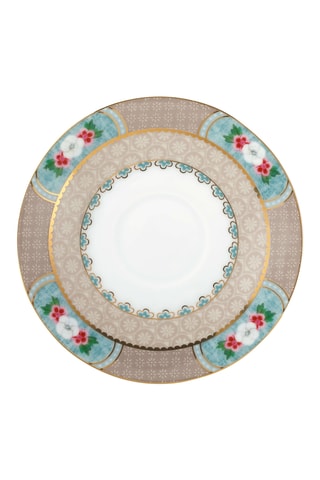 6 tasses à thé et soucoupes en porcelaine Blushing Birds
