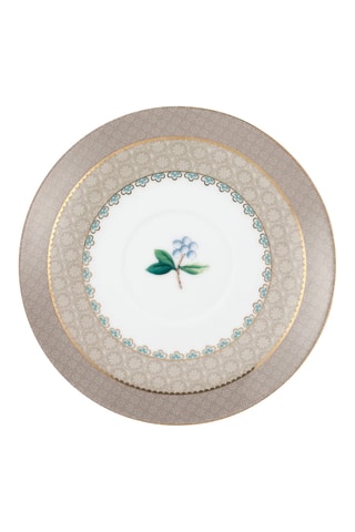 6 tasses à thé et soucoupes en porcelaine Blushing Birds