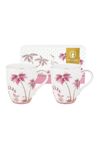 2 mugs en porcelaine Jolie - 35 cl
