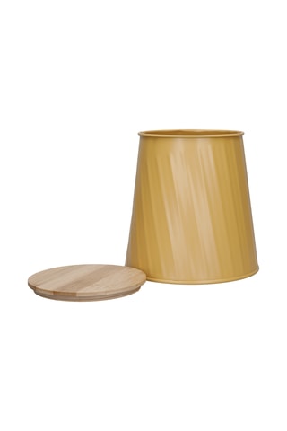 3 caixas de arrumação com tampas de bambu - 41,9 x 14 x 14,5 cm