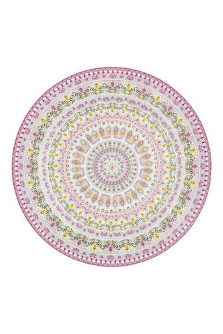 2 assiettes de service en porcelaine Lily & Lotus - 32 cm