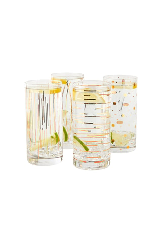 4 copos de cocktail em cristal - 468 ml