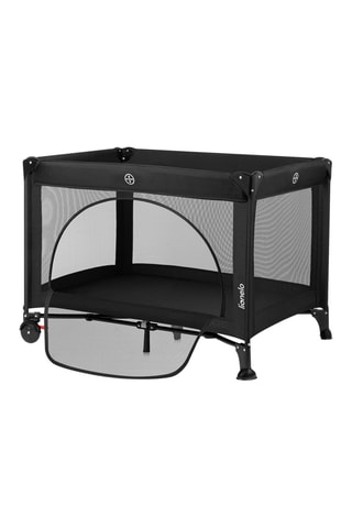 Cuna de viaje Laura - Hasta 15 kg - Negro