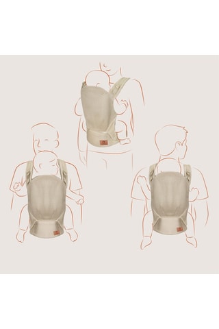Portabebés - Hasta 20 kg - Beige