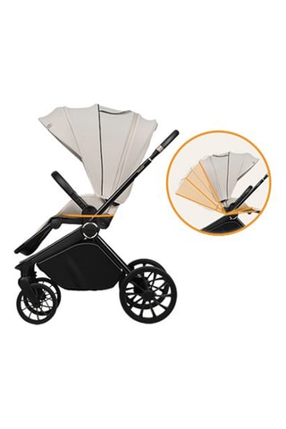 Silla de paseo multiusos 3 en 1 Mika Plus - Beige