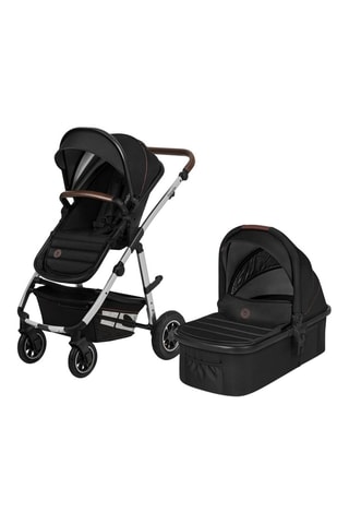 Silla de paseo multiusos 2 en 1 Amber - Desde recién nacido - Negro y plateado
