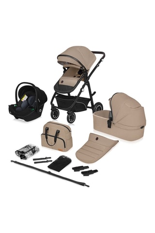 Silla de paseo trío + accesorios Bianka - Beige