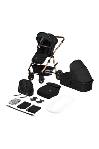 Silla de paseo + accesorios Amber - Negro