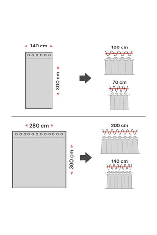 Tenda semitrasparente Stone - Grigio scuro