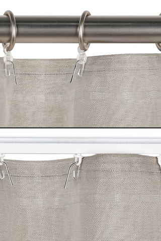 Tenda semitrasparente Stone - Grigio chiaro