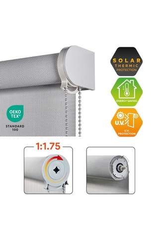 2 tenda a rullo solare XXL Screen Pro - Grigio scuro