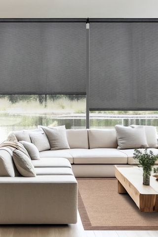 2 tenda a rullo solare XXL Screen Pro - Grigio scuro