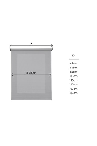Tenda a rullo filtrante Soft - Grigio scuro