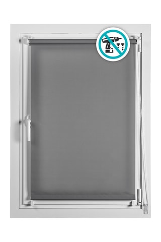 Tenda Clip & Fix Translucide - Grigio asfalto