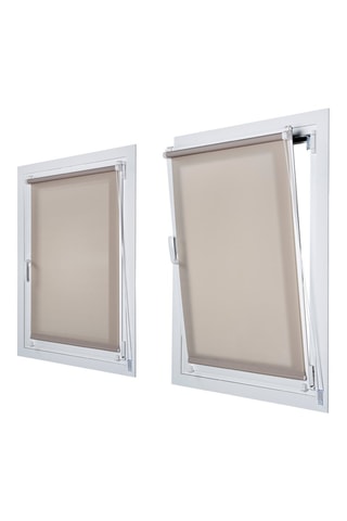 Tenda Clip & Fix Translucide - Beige scuro