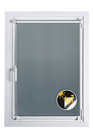Tenda opaca Clip & Fix Reflect - Grigio scuro