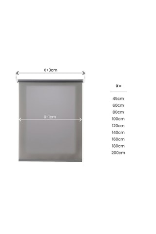 Tenda a rullo semplice Roll-up - Grigio scuro