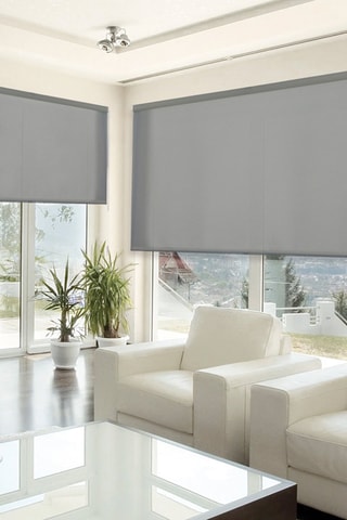 Tenda a rullo semplice Roll-up - Grigio scuro