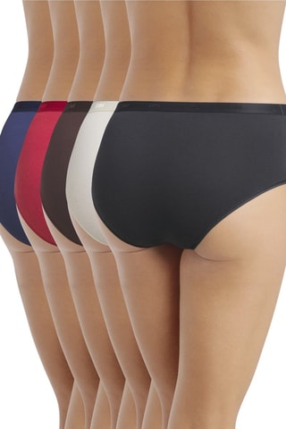 5 shortis Les Pockets Ecodim - Antracita y blanco - Dim
