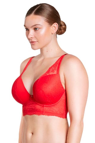 Sujetador con relleno Sandrine - Rojo - Parfait