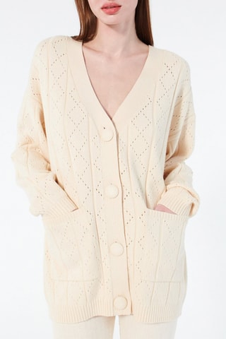 Cárdigan largo Alissoniz - Beige - Undiz