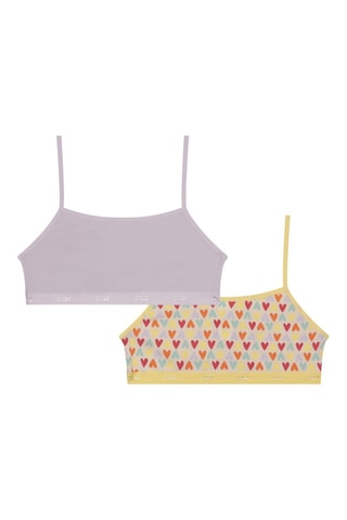 2 tops deportivos Les Pockets - Amarillo - Dim