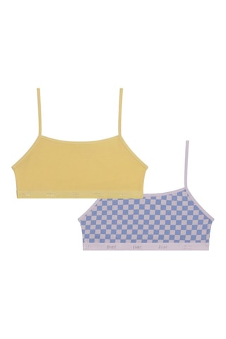 2 tops deportivos Les Pockets - Amarillo - Dim