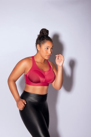 Sujetador deportivo Energy - Fucsia y rojo - Parfait