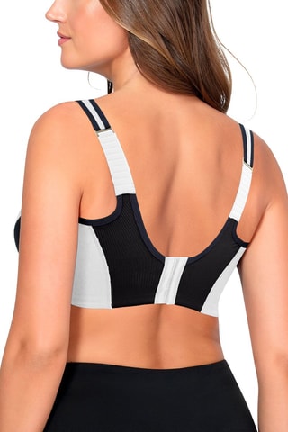 Sujetador deportivo Active - Negro y blanco - Parfait