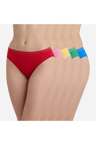 5 bragas - Rojo - Dim