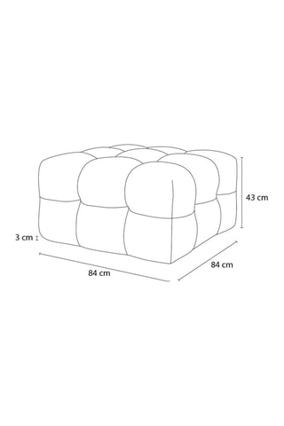 Pouf Cloud - Vert foncé