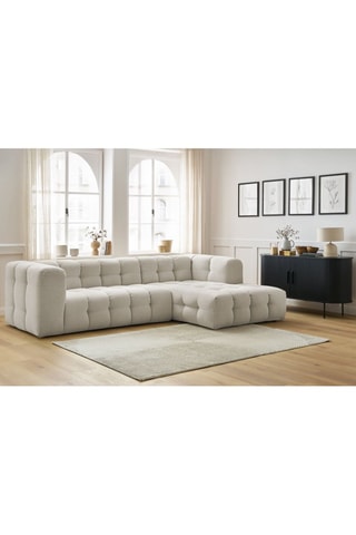 Canapé d'angle droit Cloud - Beige
