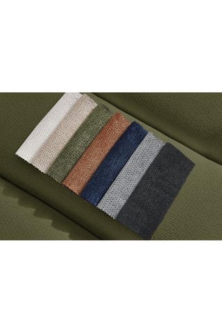 Canapé d’angle droit Talia - Kaki - 3 places - En tissu chiné