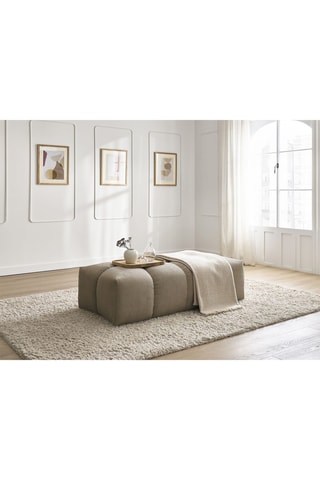 Pouf Everest - Taupe - En polyester