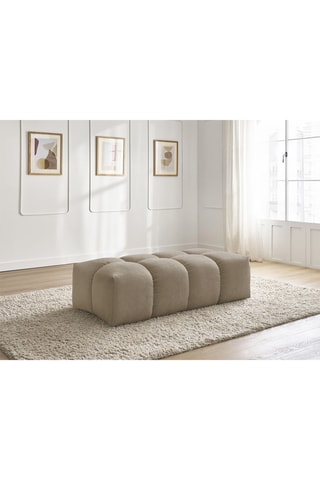 Pouf Everest - Taupe - En polyester