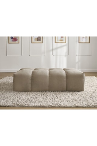 Pouf Everest - Taupe - En polyester